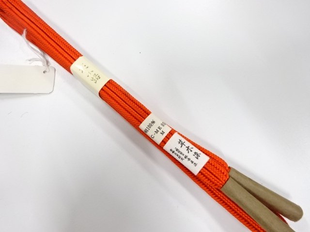 未使用品　正絹　手組帯締め